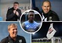 Paul Simpson, top left, Mark Robinson, top right and Steve Wigley, bottom left, have all spoken about Terry Ablade's qualities, which are well known at Fulham, bottom right