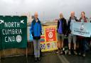 Local CND campaigners at BAE Systems, Barrow in September 2023