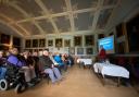 A talk being held at the castle by historian Dr Rob David