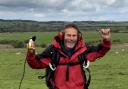 Paraglider Malc Grout who died on Sunday in the paragliding crash.