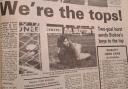 The Evening News & Star headline after Carlisle defeated Reading in March 1982