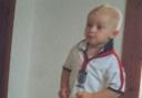 Jarrad Branthwaite as a toddler in England kit...a sign of things to come!