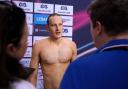 Luke Greenbank was a narrow second in the 200m backstroke final in London