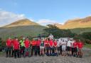 Teesdale and Weardale Search and Mountain Rescue Team members with Wasdale Mountain Rescue Team
