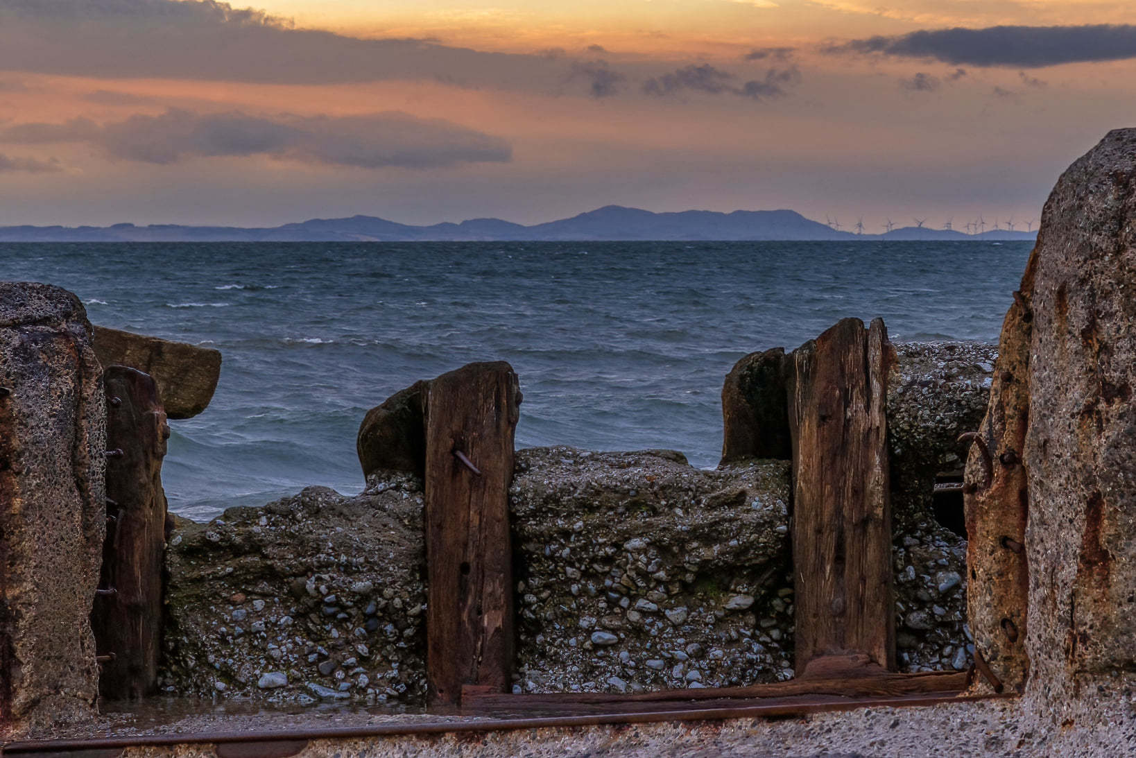 SEASCAPE: Camera club member Ryan Denby took this lovely photograph at sunset at Harrington