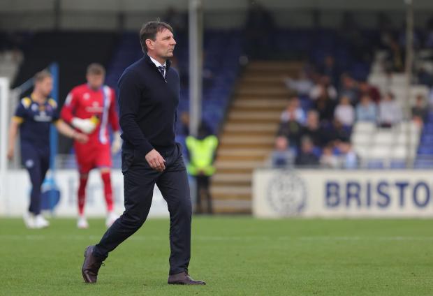 News and Star: Chris Beech's reign ended with a defeat at Bristol Rovers in October (photo: Richard Parkes)