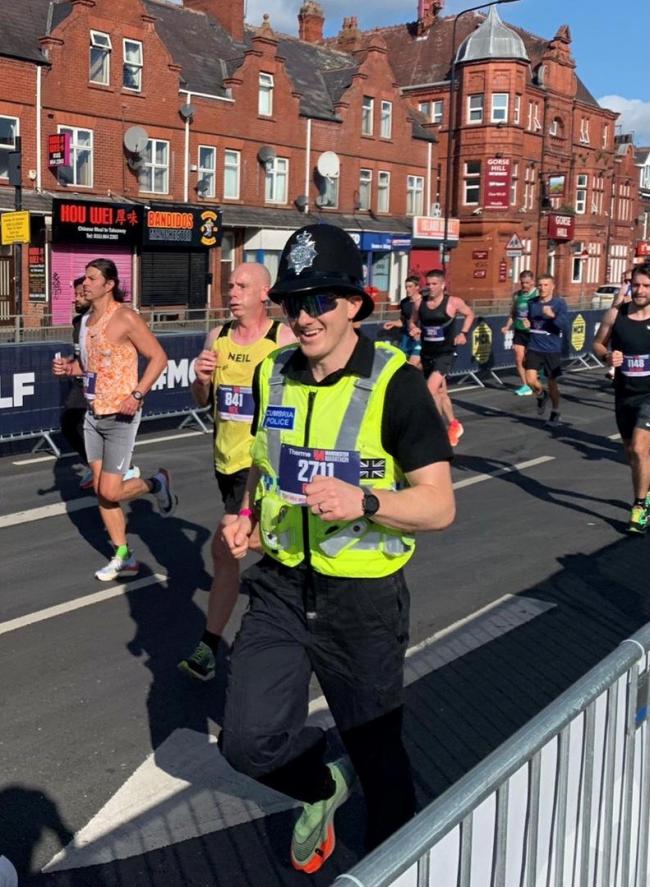 Cumbria Constabulary would like to say a huge well done to PC Chris Huggett.