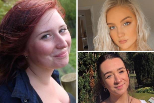 News and Star: REMEMBRANCE: The dads are walking in memory of their daughters Sophie Airey (left), Emily Owen (top right) and Beth Palmer (bottom right)