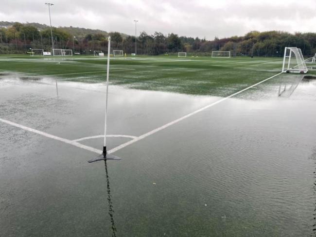 Whitehaven AFC pitch flooded