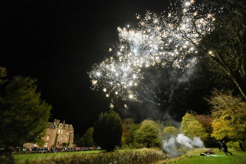 Visitors enjoyed a spectacular firework display at Scaleby Castle | News and Star 