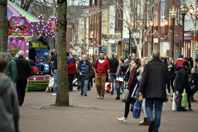 BUSY: As the city fills with Christmas shoppers, antisocial behaviour becomes a problem