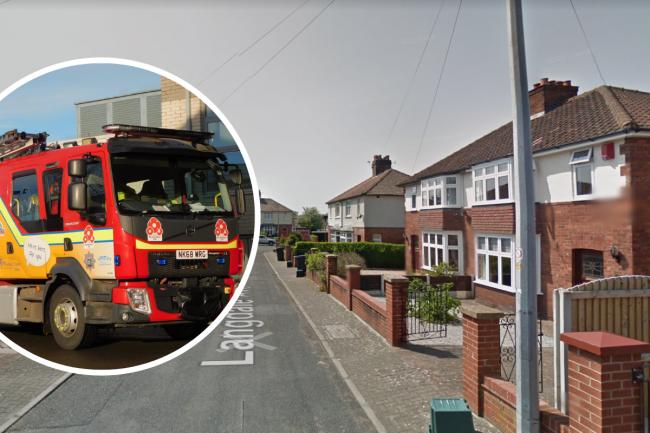 A crew from Carlisle West Fire Station was called out to reports of a kitchen fire on Langdale Avenue in Carlisle at about 4.20pm on December 5. Pictures: Google Street View and Carlisle West Fire Station