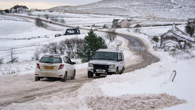Met Office issues yellow warning for ice across Cumbria (PA)