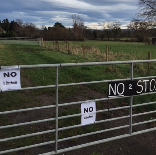 The public have opposed plans for land in Scotby