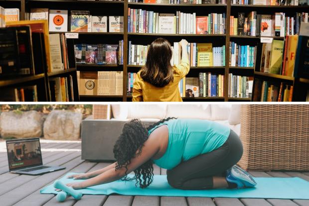 News and Star: Home workouts and book recommendations (Canva)