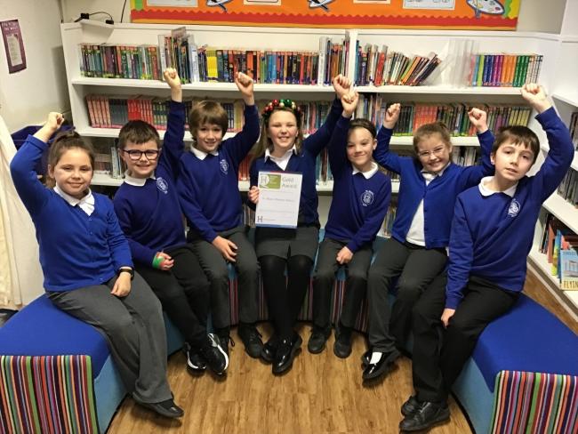 Pupils delighted with award at St Mary's School at Kells