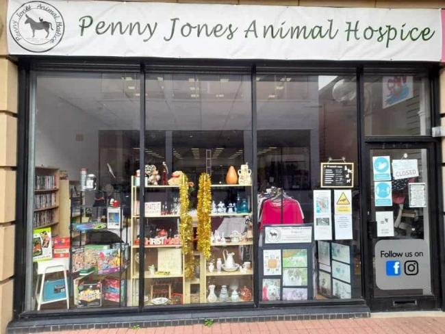 Penny Jones Animal Hospice charity shop