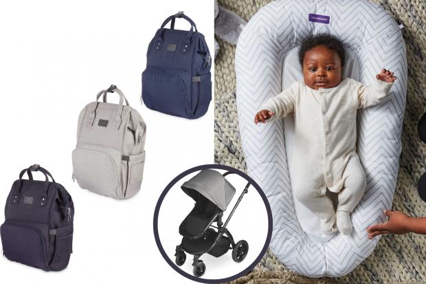 News and Star: Changing bags, 3-in-1 Pram and the Snuggle Nest (Aldi)