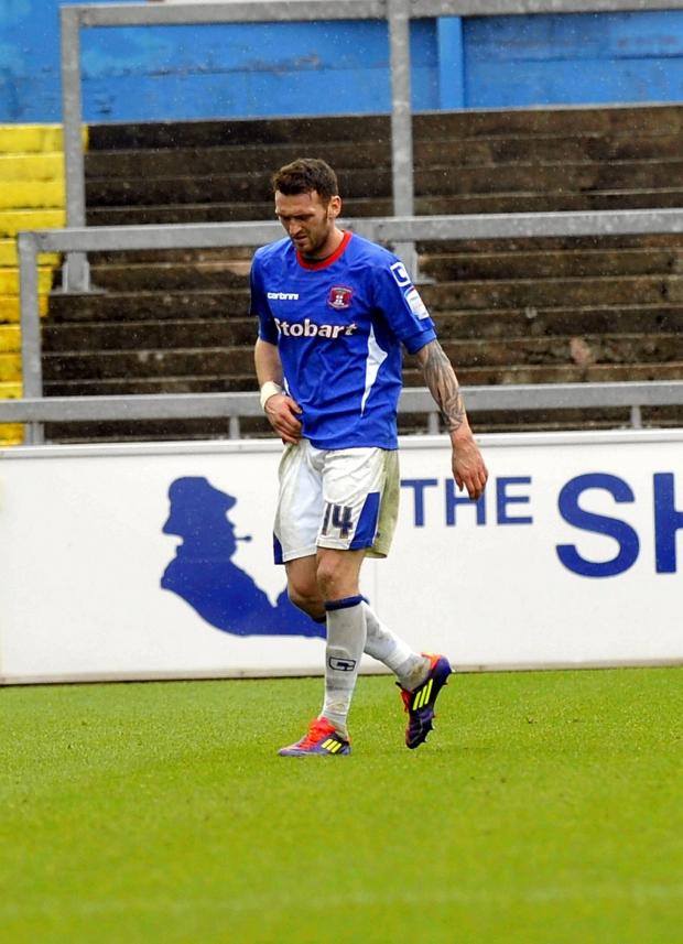 News and Star: The loss of target man Lee Miller derailed a play-off push in 2012 (photo: Paula Paisley)