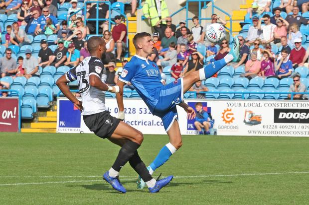 News and Star: Steven Pressley waited for strikers in the summer of 2019 and ended up with the goal-shy Elias Sorensen (photo: Barbara Abbott)