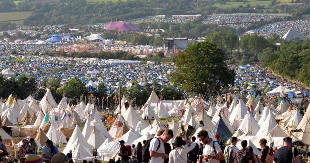News and Star: ALIVE: Glastonbury welcomes 200,000 visitors, staff, performers and crew during the festival weekend.  Photo: Ben Challis