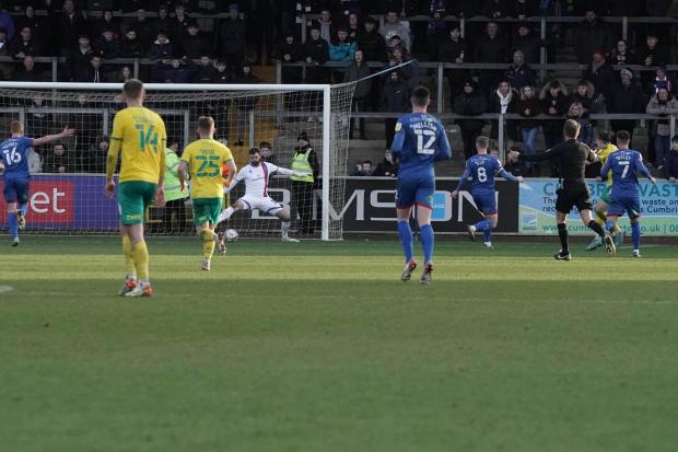 News and Star: All hope seemed gone when Carlisle lost to Swindon just five weeks ago (photo: Barbara Abbott)