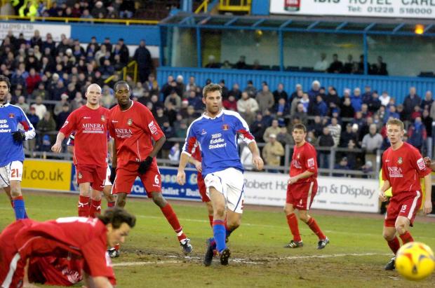 News and Star: Like Simeu, Danny Livesey had a tough start at Carlisle, but showed character to come through it (photo: Stuart Walker)