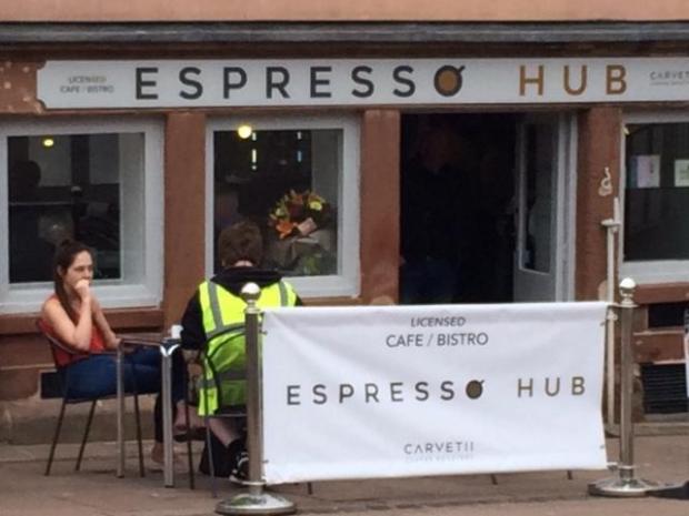 News and Star: RELAX: Espresso Hub is located next to the Town Hall