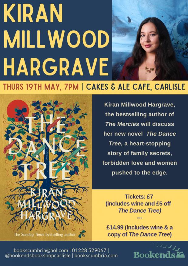 News and Star: BESTSELLER: Kiran Millwood Hargrave will be instore from May,19. 