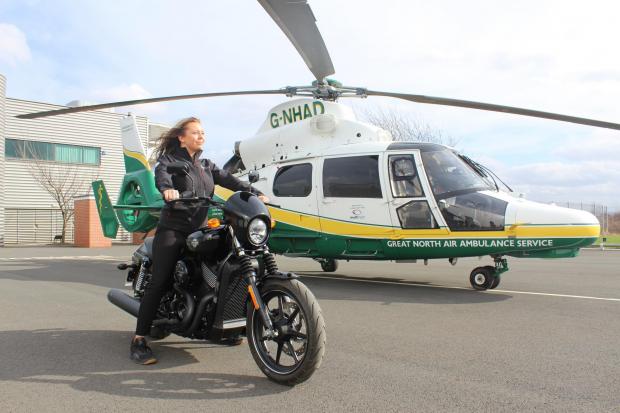 News and Star: HELP:Paramedic Hollie Smith on the bike