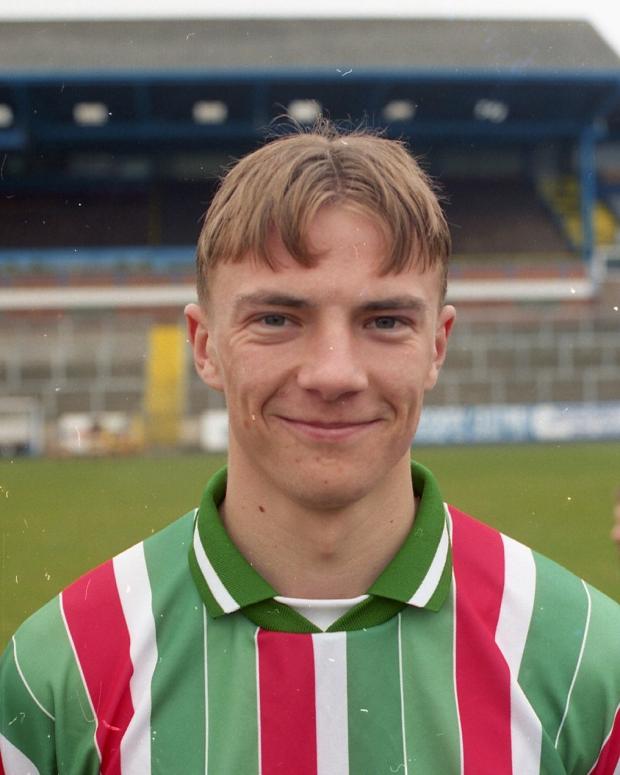 News and Star: Andy Hart pictured after joining Carlisle United in 1994