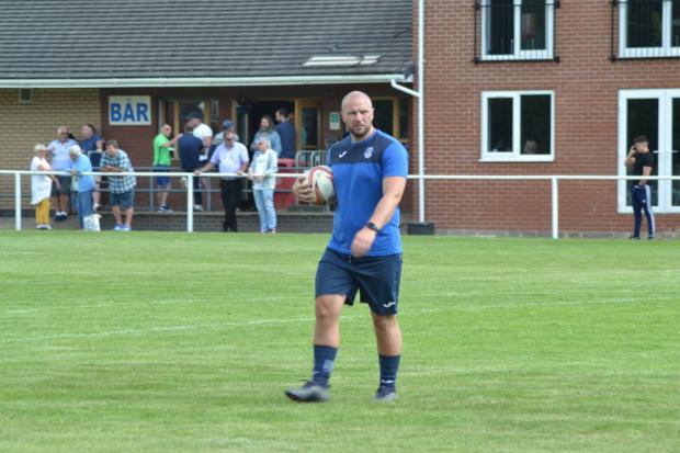 News and Star: 46-year-old Andy Hart, after a long non-league career and a coaching spell, is still playing over-35s football