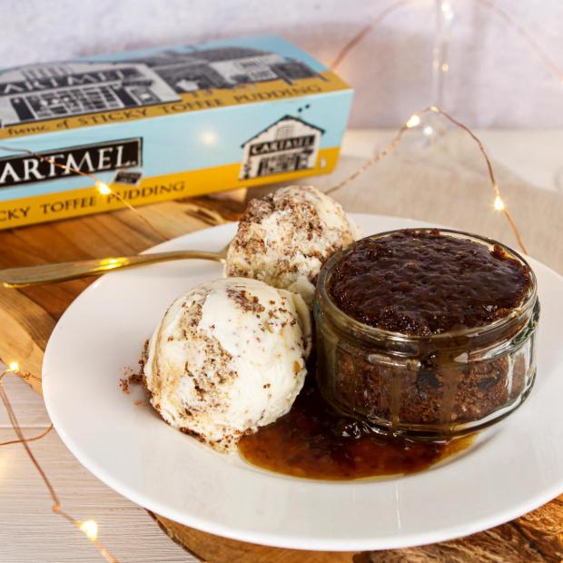 News and Star: TREAT: Cartmel sticky toffee pudding goes down well with ice cream!