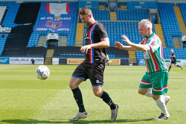 News and Star: Livesey playing at Brunton Park in last week's legends game (photo: Ben Holmes)