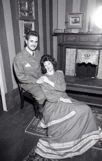 News and Star: CAST: Janet Newberry and David Freshwater in Carlisle Green Room's production of Eden End 1990.