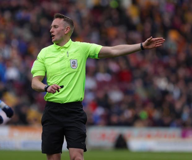 News and Star: Simpson criticised ref James Bell's performance