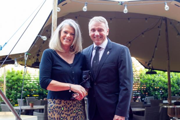 News and Star: Paul Simpson and wife Jacqui at the awards dinner