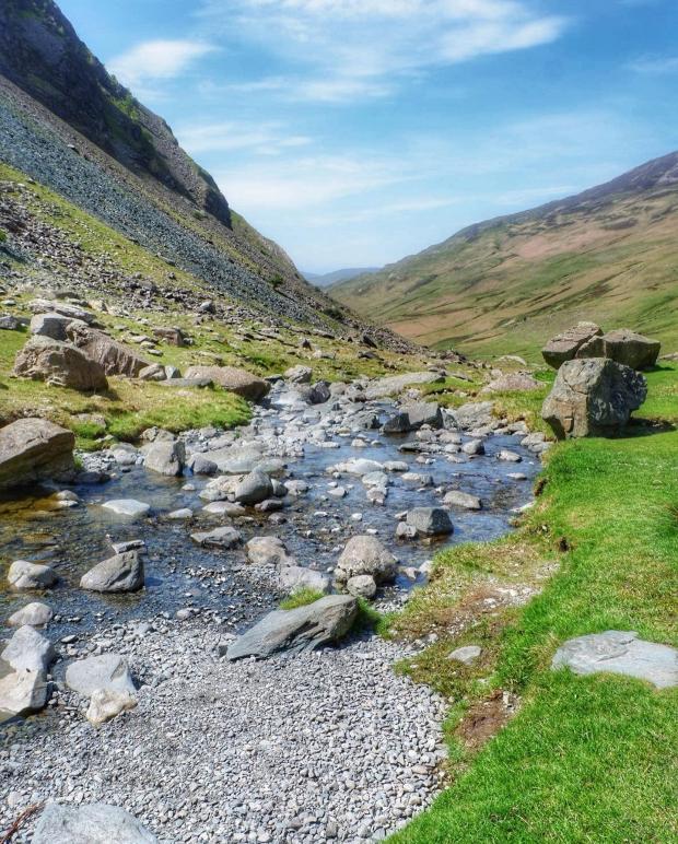 News and Star: ROAMING: Caroline Herety captured the rocky slopes of Honister