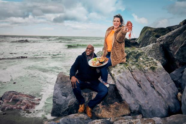 COASTAL: Grace Dent teams up with Ainsley Harriott in the new Channel 4 series