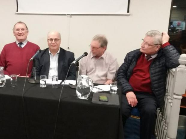 News and Star: (l-r) Steven Pattison, Nigel Clibbens, Billy Atkinson and John Nixon, pictured in 2021, will be on the latest forum panel along with Suzanne Kidd