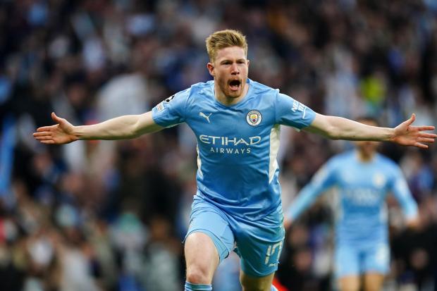 Kevin De Bruyne is celebrating his fourth and most satisfying Premier League win