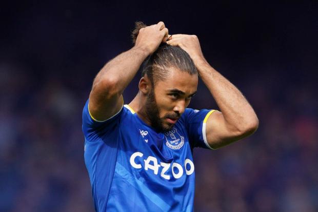 Everton’s Dominic Calvert-Lewin was restricted to just 17 Premier League appearances during the 2021-22 season