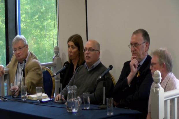 Directors answered questions from fans at Brunton Park (image: Carlisle United YouTube)