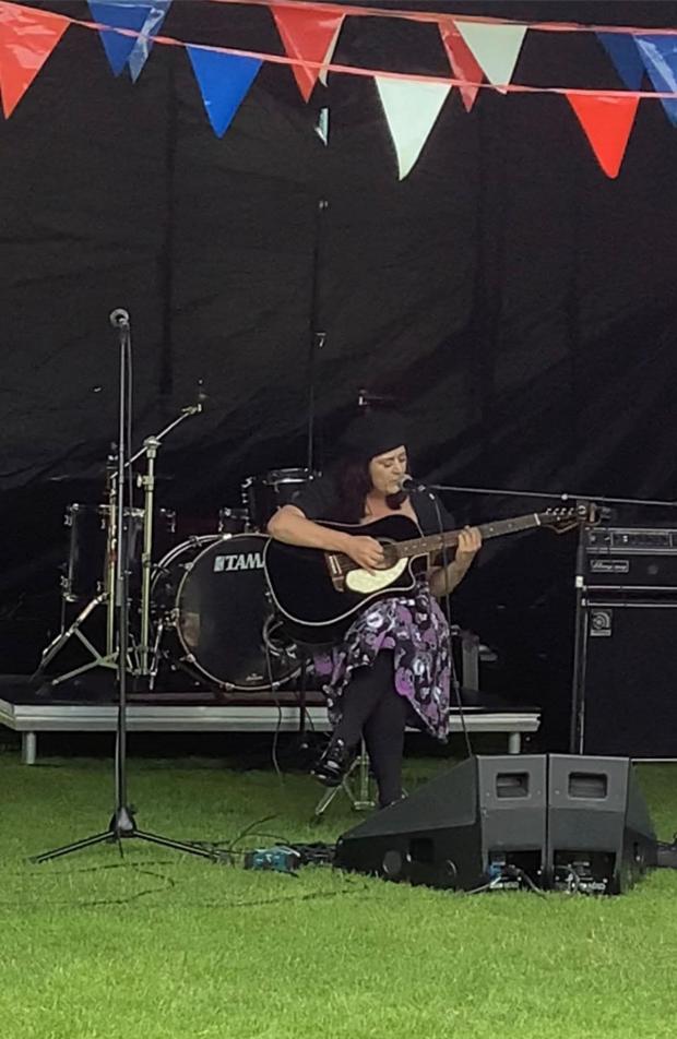 News and Star: MUSIC: Emma performing at Fitz Park in Keswick 
