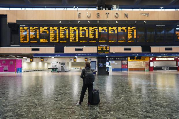 News and Star: Many stations have been left almost deserted this week due to the train strikes (PA)