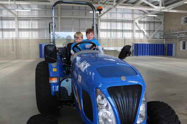News and Star: LOVE: Elijah and Isaac Hoey on the tractor