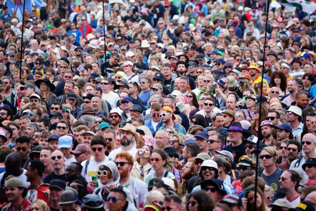 News and Star: People at the Park Stage at Glastonbury (PA)