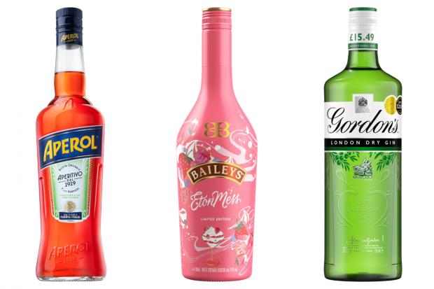 News and Star: (left to right) Aperol, Baileys Eton Mess and Gordon's Gin (Morrisons/Canva)