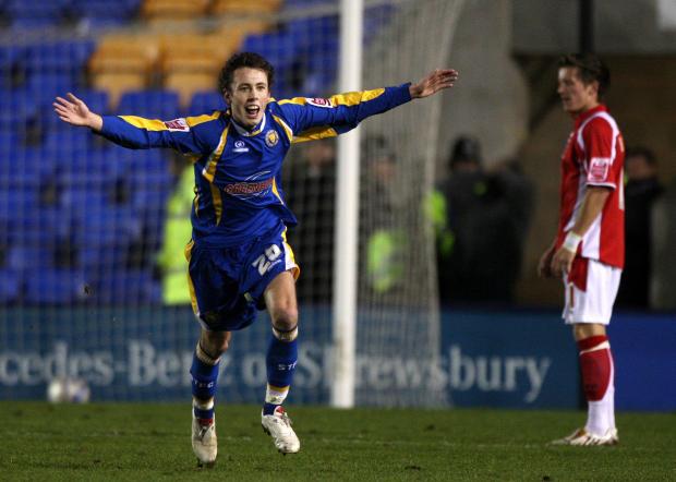 News and Star: Jamie Devitt pictured in his Shrewsbury spell in 2009/10 (photo: PA)