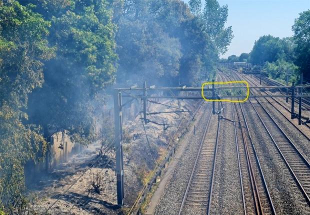 Line side fire at Harrow sees services to and from London Euston suspended